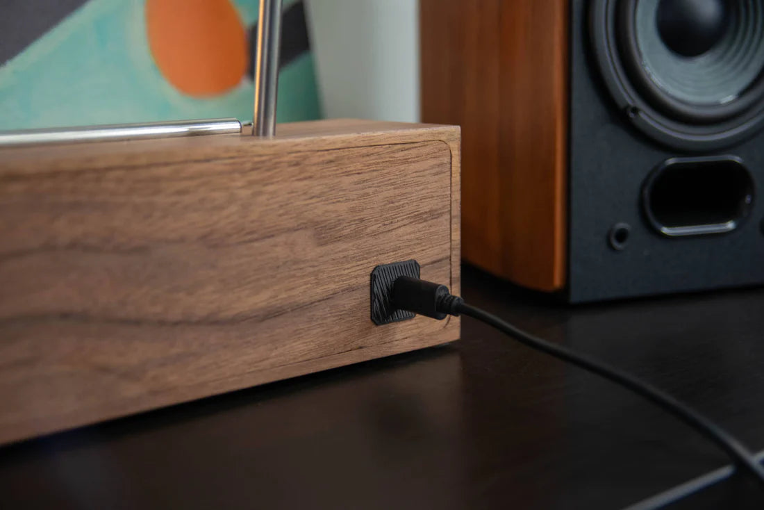 Auto-Sensing Record Stand - Hands-Free Album Display with Ambient Lighting for Vinyl Collectors