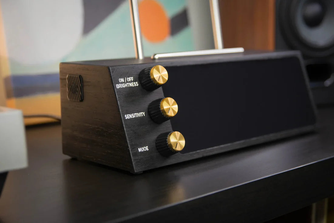 Auto-Sensing Record Stand - Hands-Free Album Display with Ambient Lighting for Vinyl Collectors