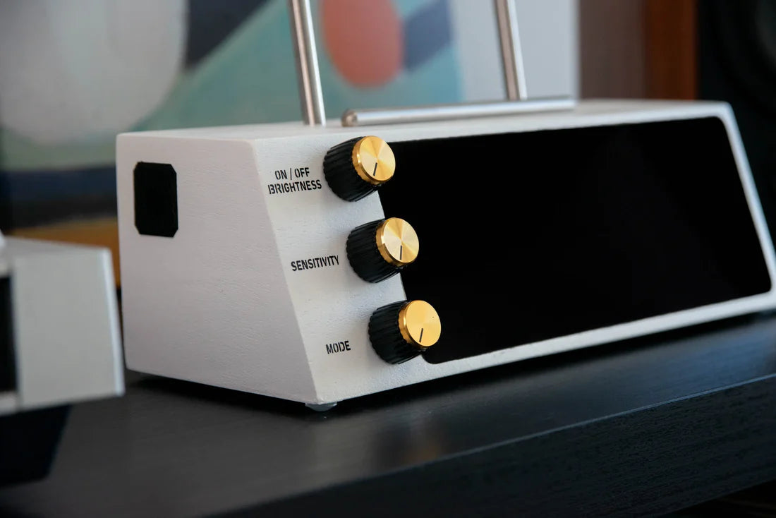 Auto-Sensing Record Stand - Hands-Free Album Display with Ambient Lighting for Vinyl Collectors