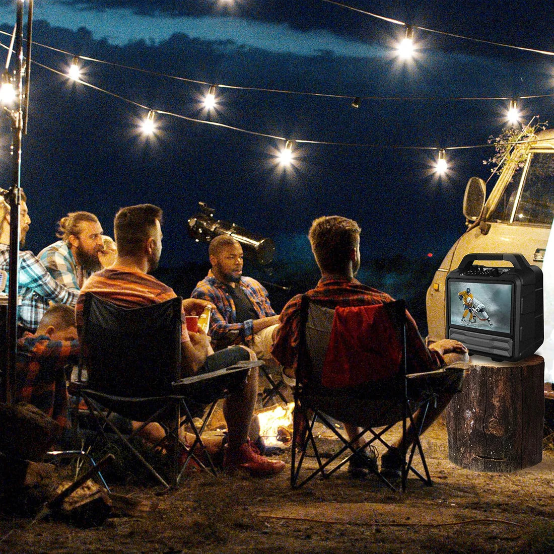 15.6" Portable Monitor with Built-in Battery - Streaming/Gaming/Gaoming Station with Android OS